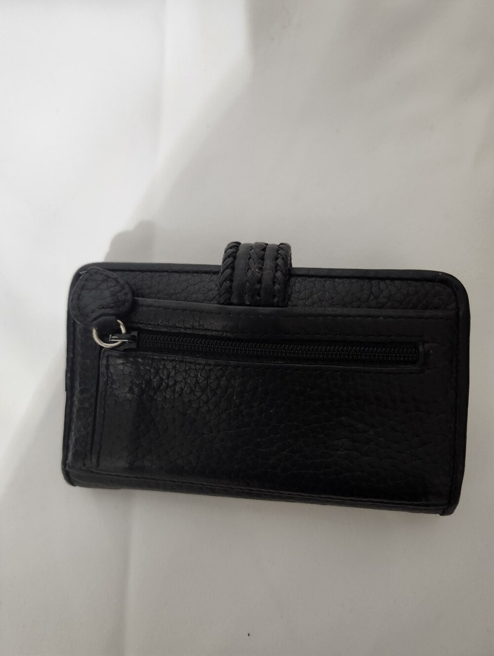 Brighton Black Leather Women's Wallet with Decorative Heart Accent - Picture 3 of 5